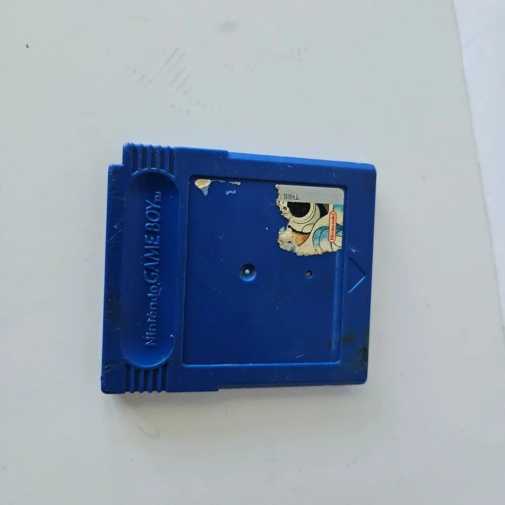 Nintendo Game Boy Advance SP & Pokémon Blue Edition 1998 Game Cartridge - TESTED